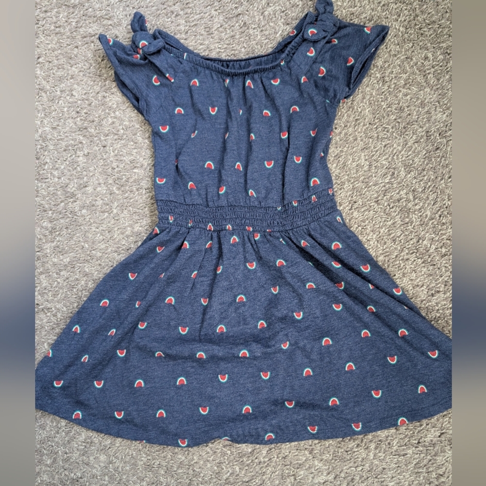 Cat & Jack Navy Dress with Watermelon Pattern